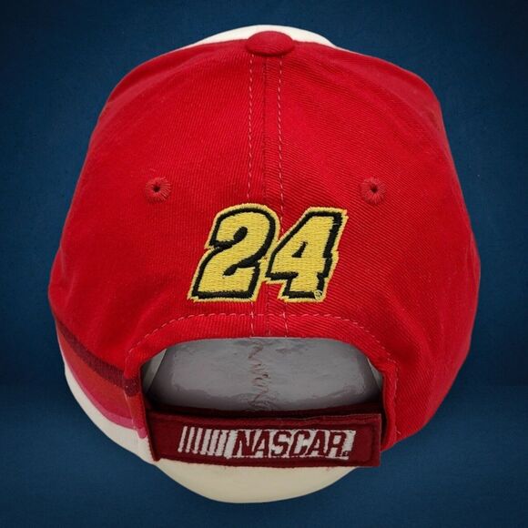 NASCAR 24 Checkered Flag Jeff Gordon 3M Hendrik MotorSports Adjustable Hat Cap - Picture 9 of 10